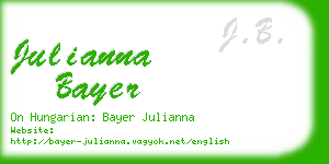 julianna bayer business card